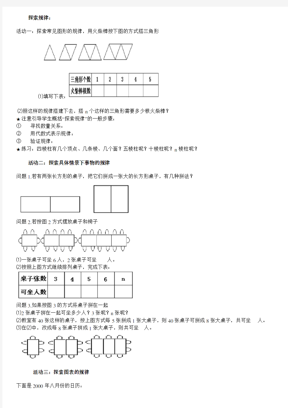 初一数学找规律题讲解