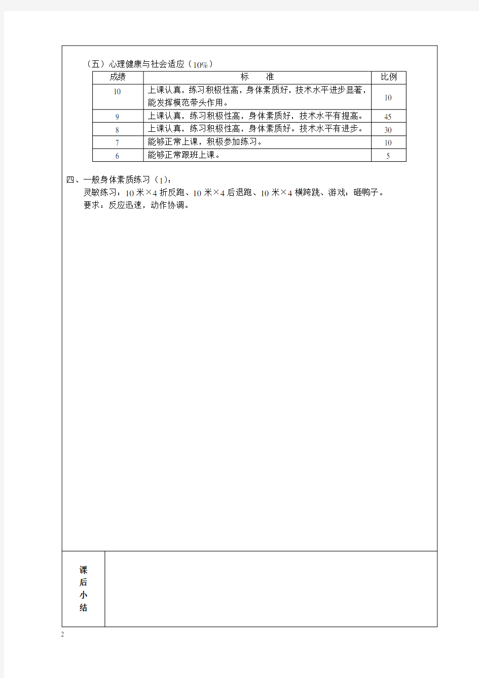 排球专项课教案