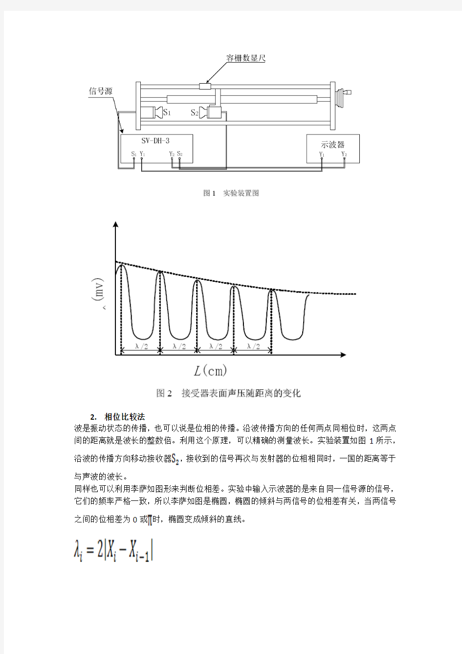 液体及固体介质声速测量陈忠