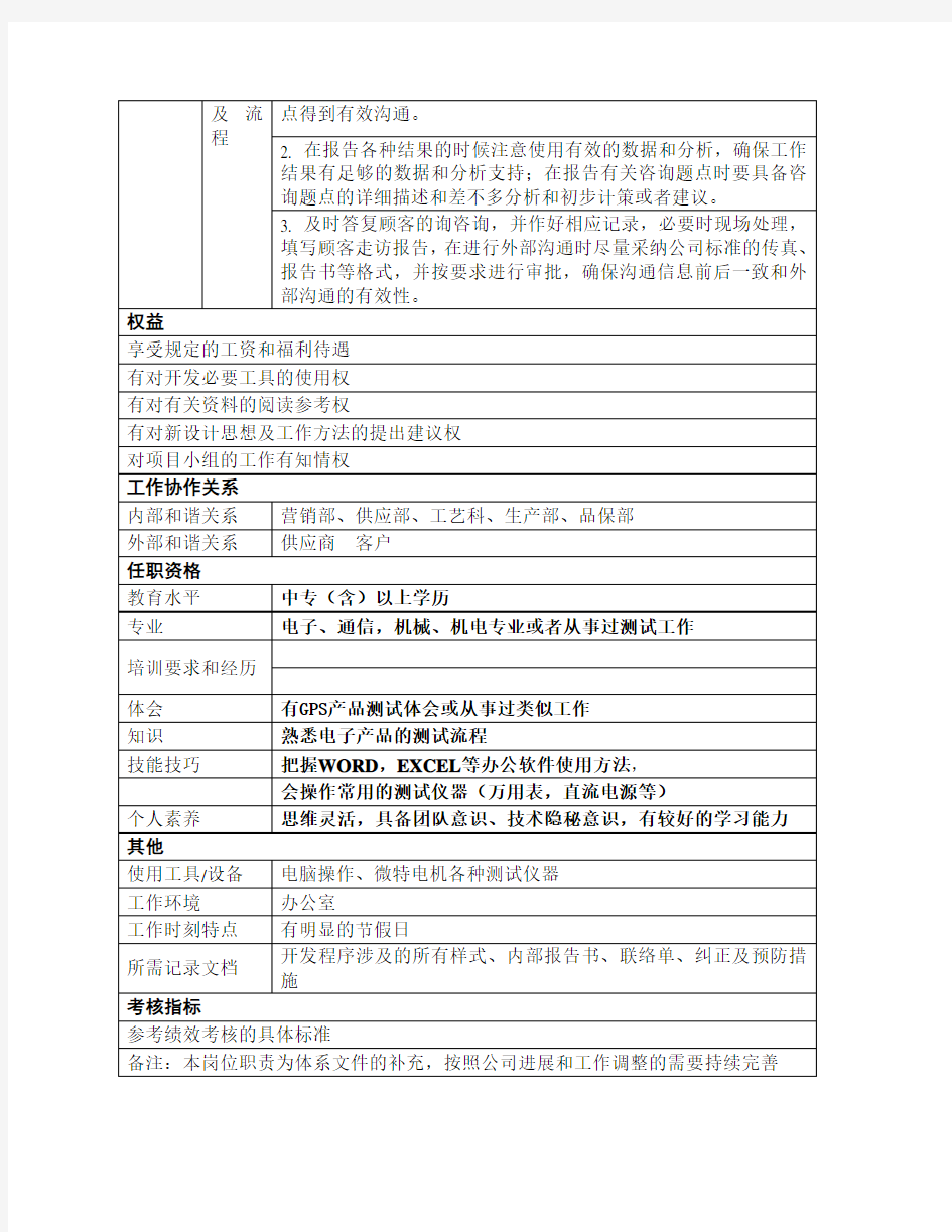 IT技术员岗位职责