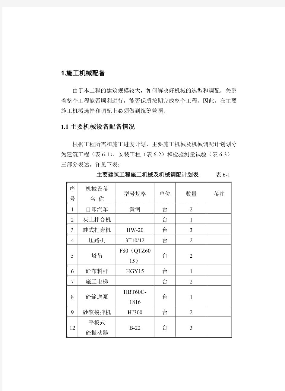 施工机械使用专项方案