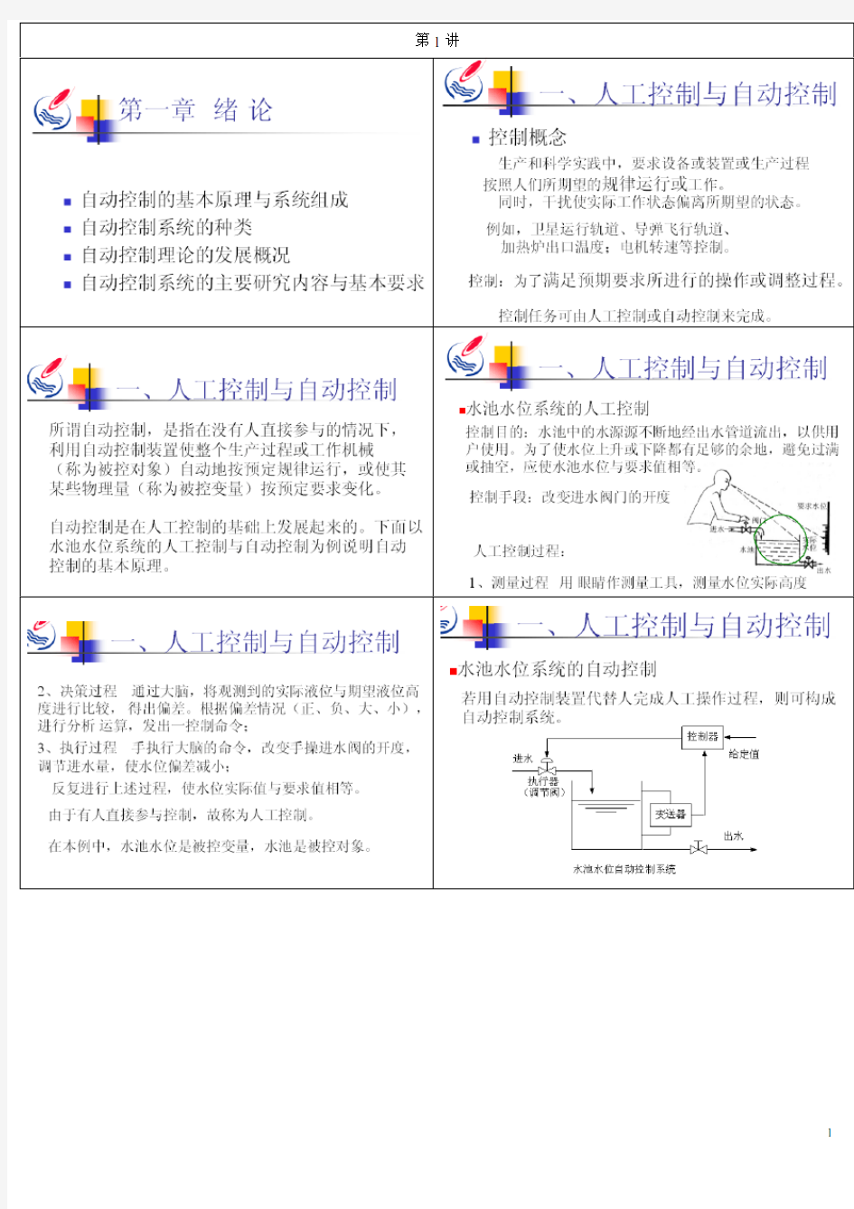 自动控制原理个人整理笔记