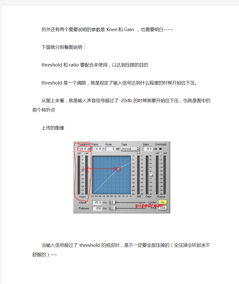 音频插件(效果器)使用基础[1]压缩