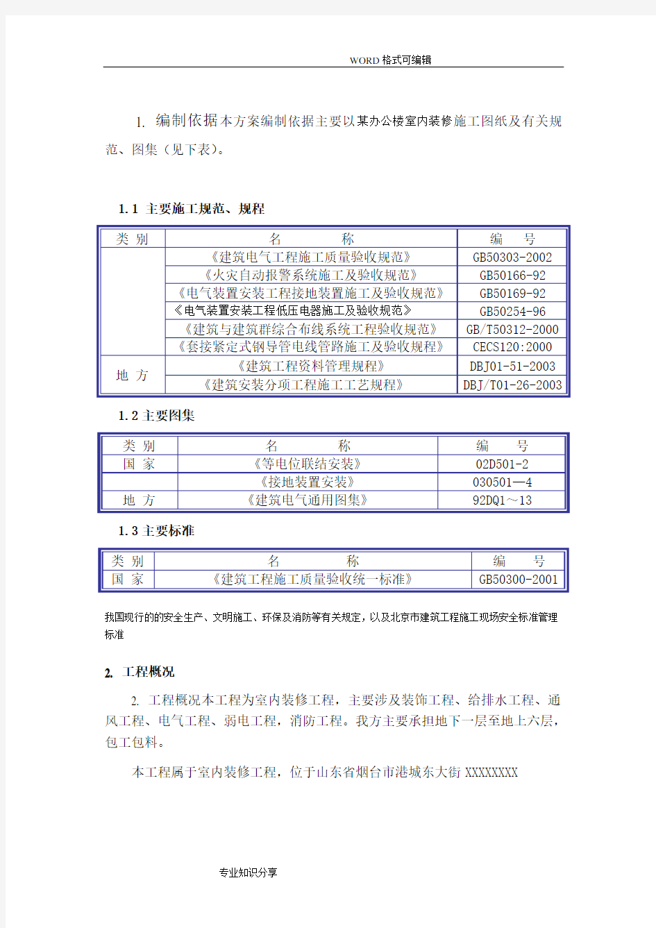 电气配管施工专项技术方案