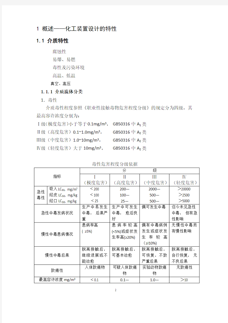 化工工艺设计参考资料