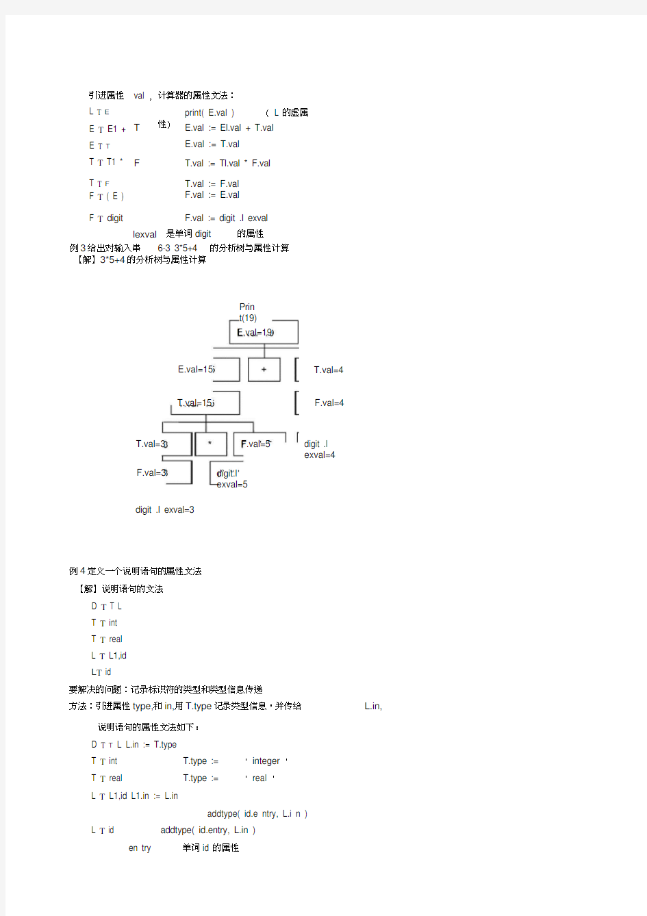 编译原理试题