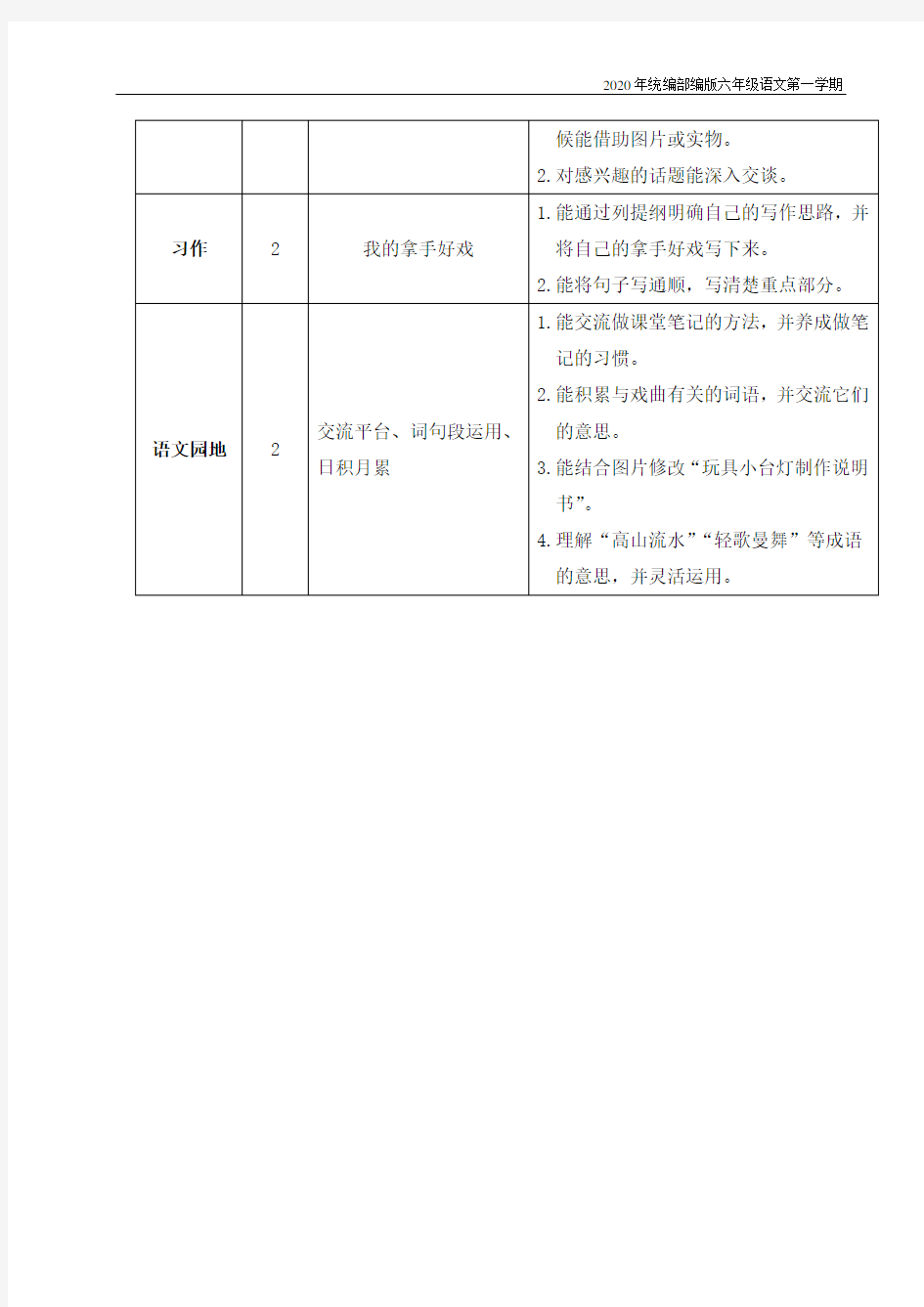 【新教材】部编版语文六年级上册文言文二则(教案)