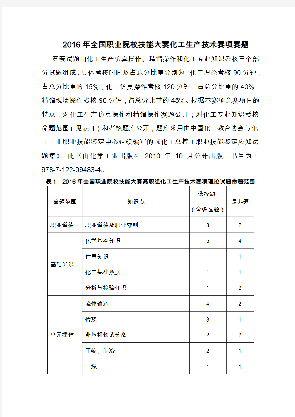 2016年全国职业院校技能大赛赛题