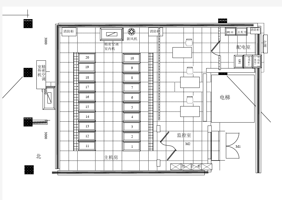机房平面布置图
