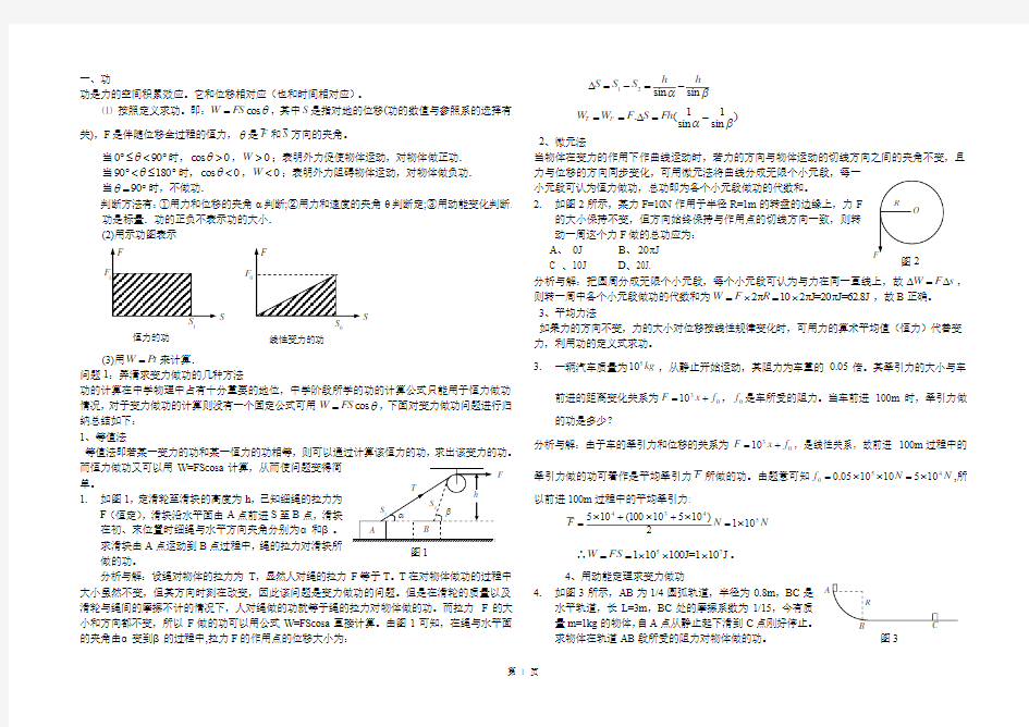 机械能专题