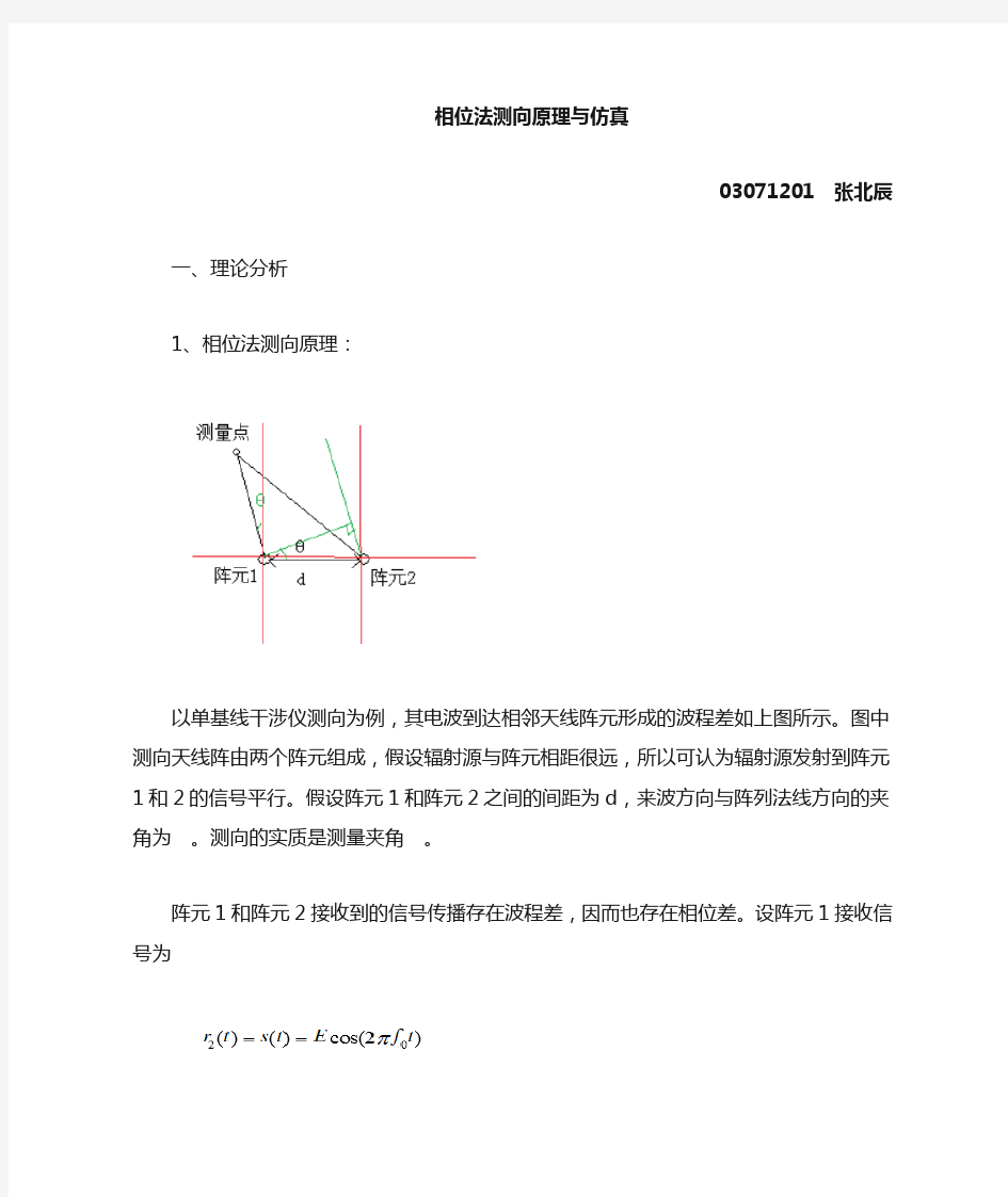 相位法测向