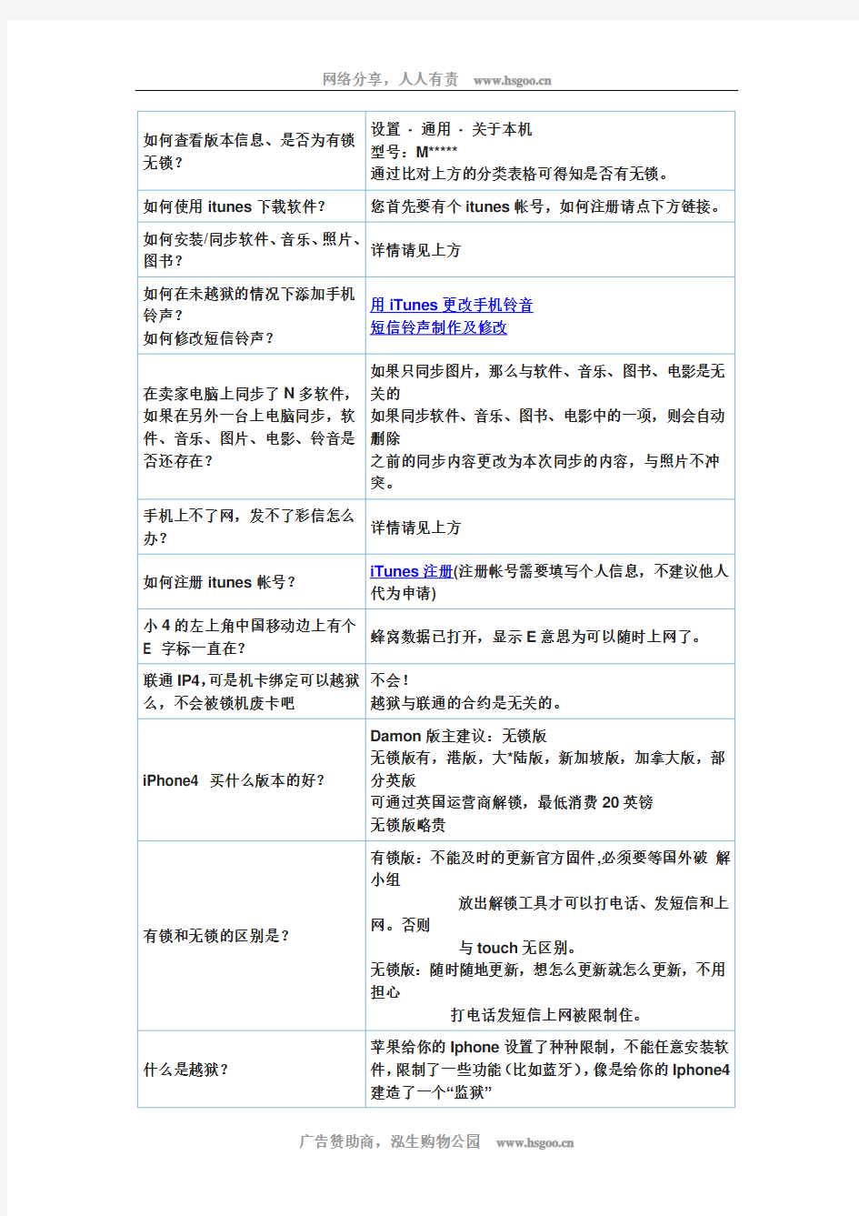 iPhone4 常见问题及使用技巧