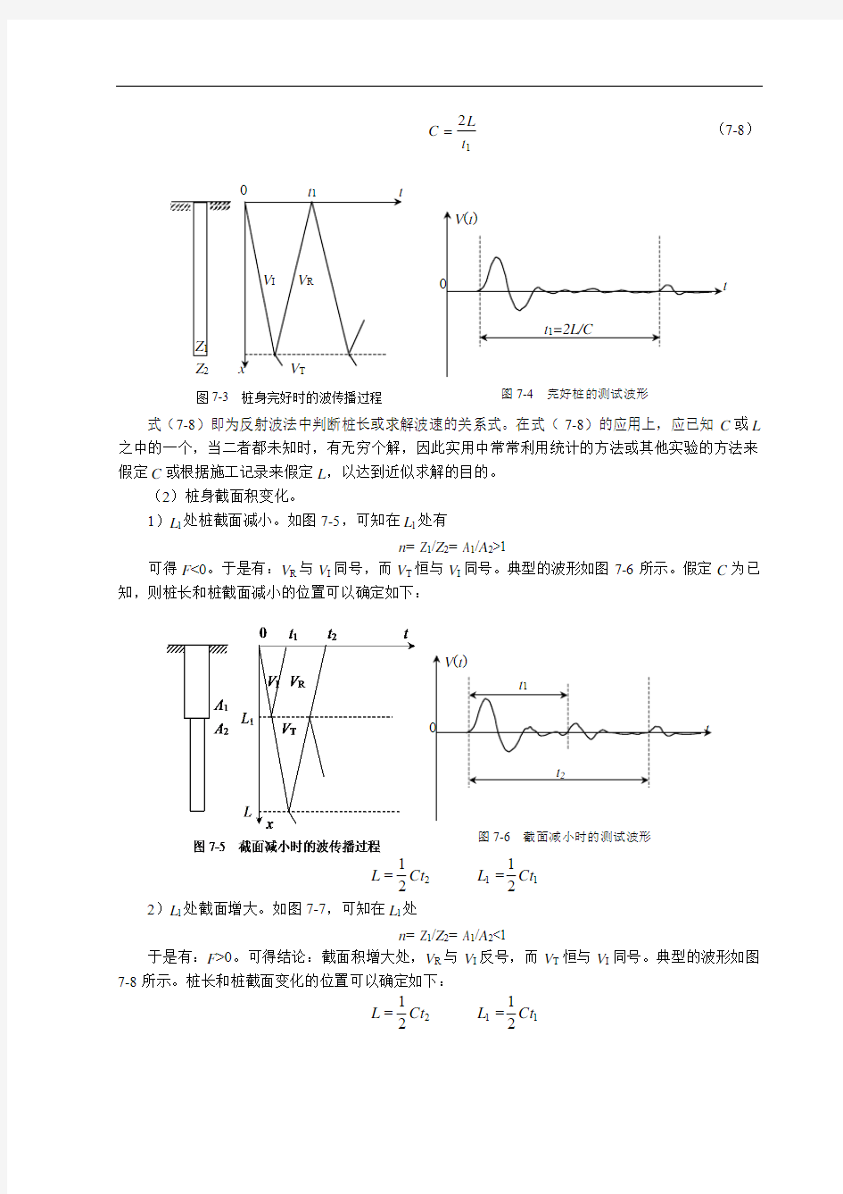 反射波法基本测试原理与波形分析