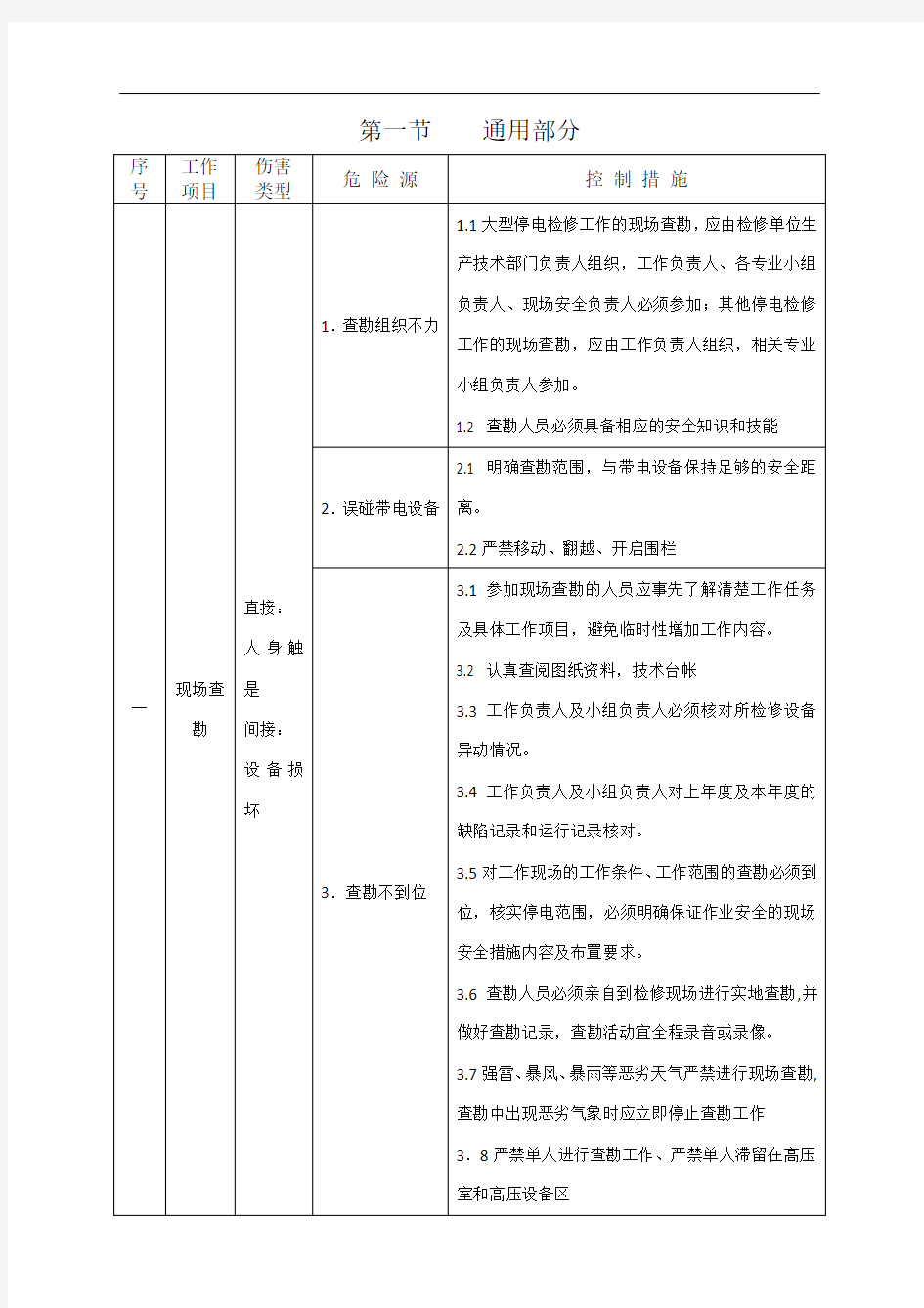 变电站工程施工危险点辨识及预控措施