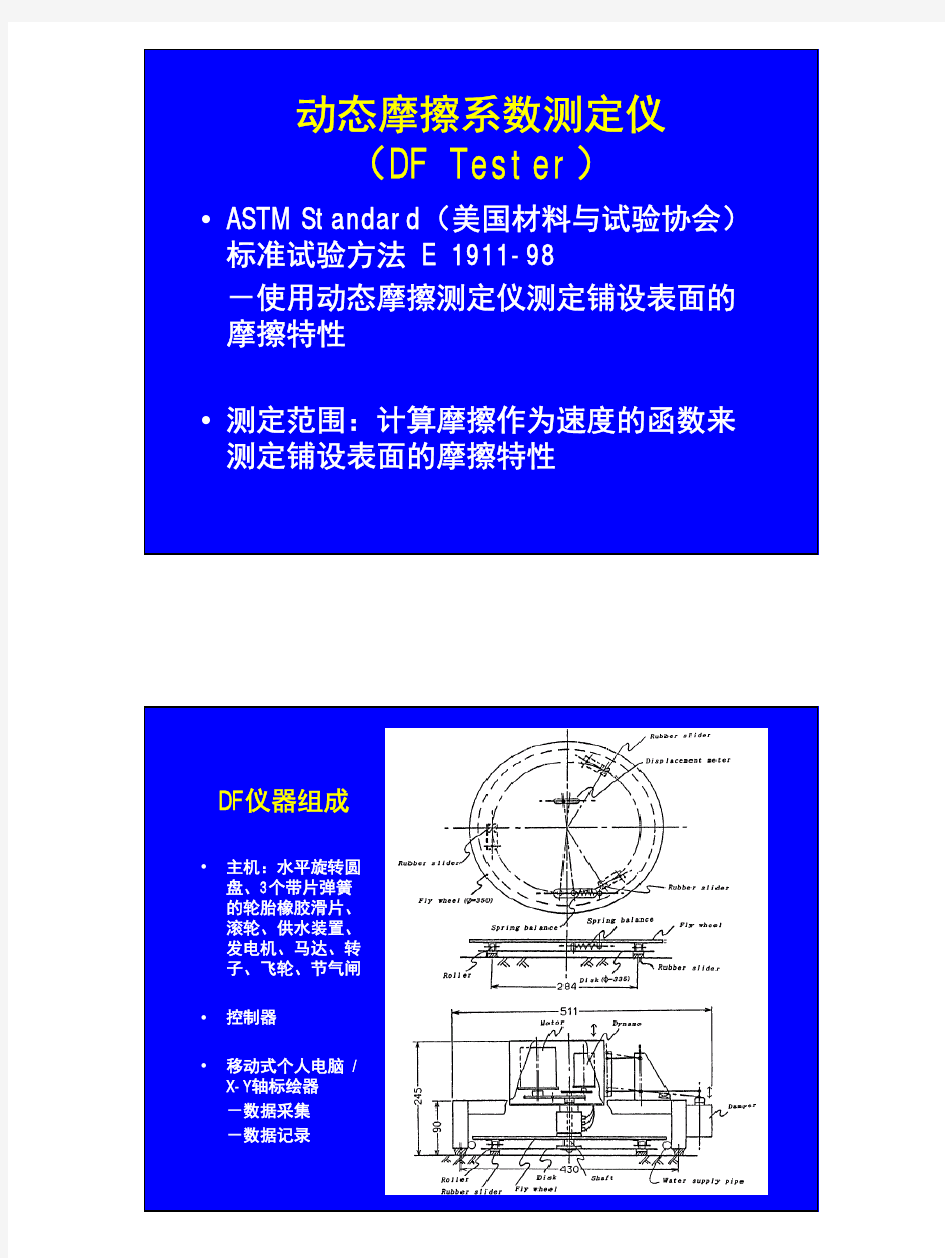 动态摩擦系数测定仪DFTester