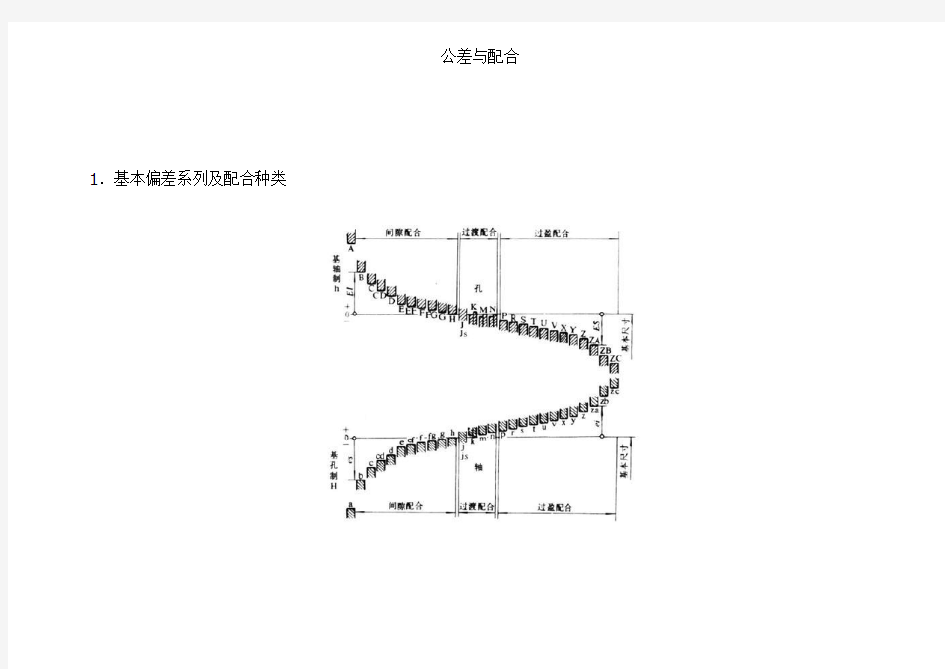 公差等级表(整理全)