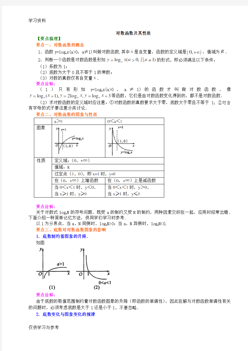 高一数学同步辅导上课讲义