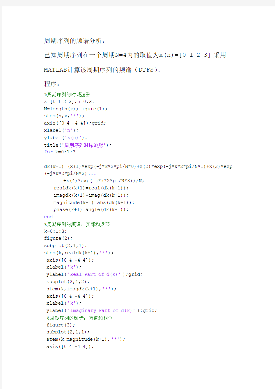 吕卫阳—信号分析与处理第二次作业—北京科技大学