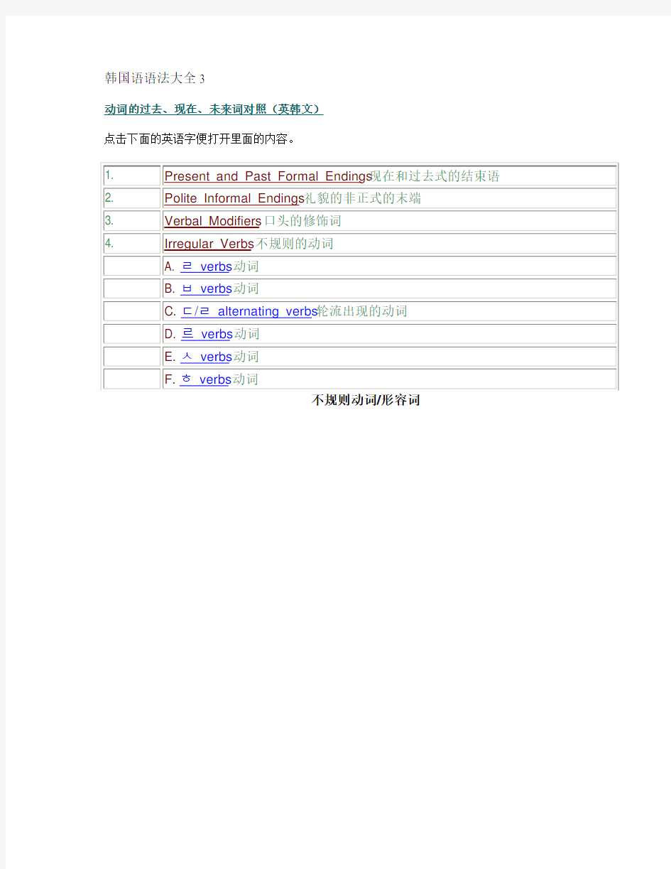 韩国语语法大全3