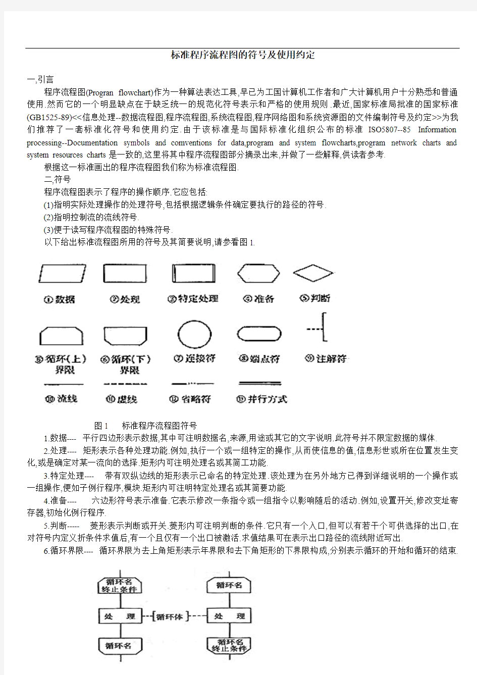 非常实用的流程图符号及说明.doc