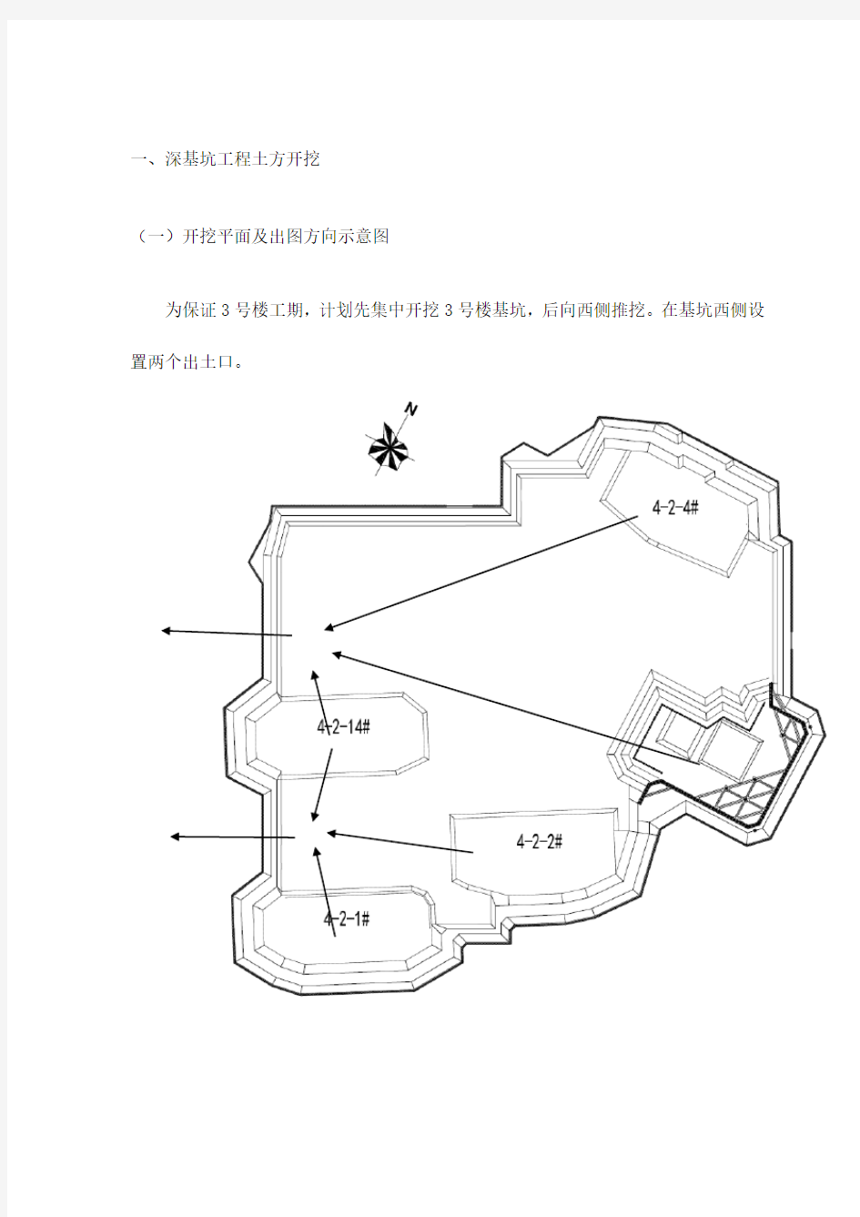 深基坑工程土方开挖