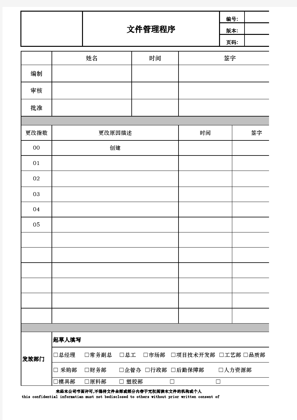 公司文件编码规则方法