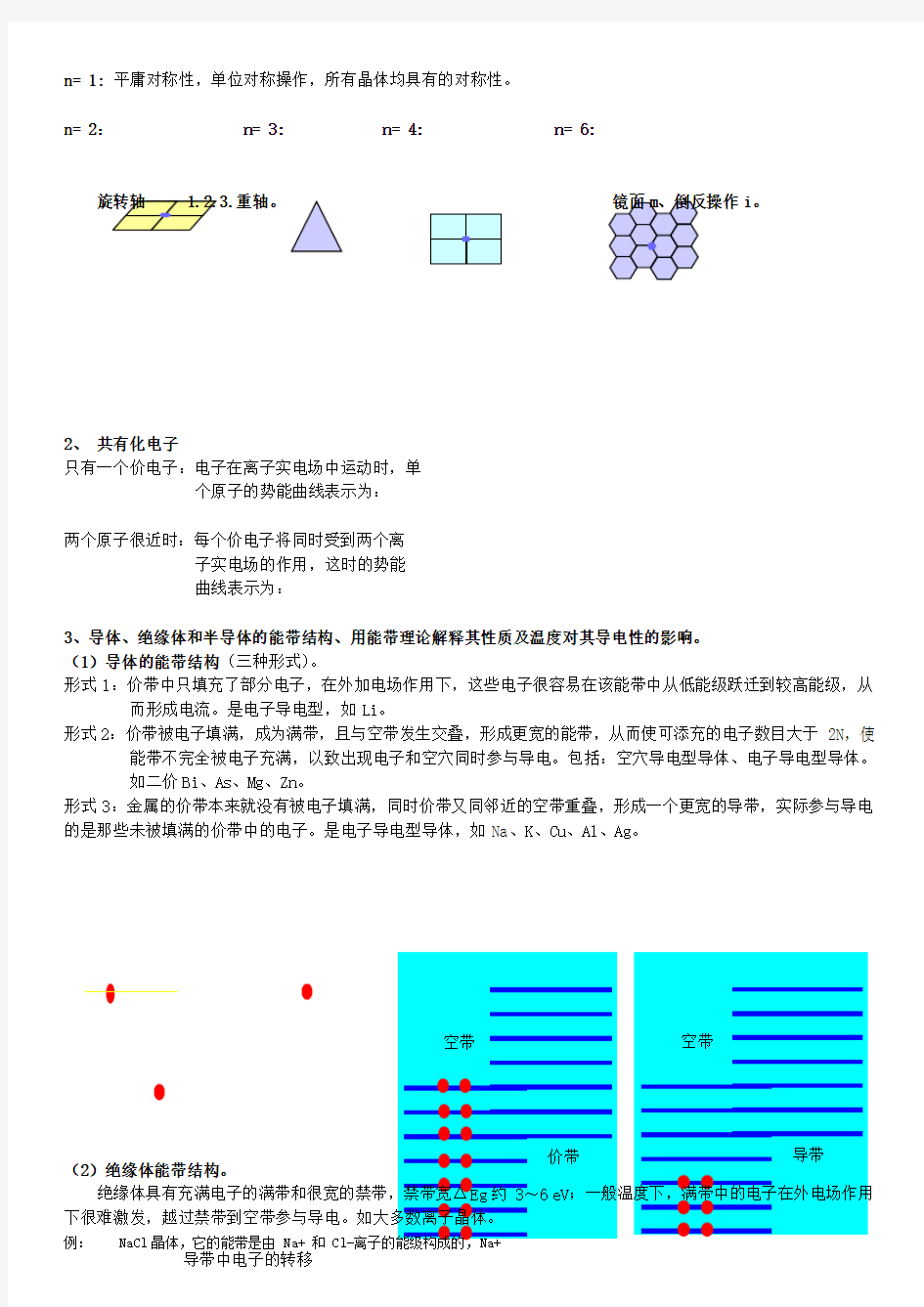 材料化学导论复习提纲