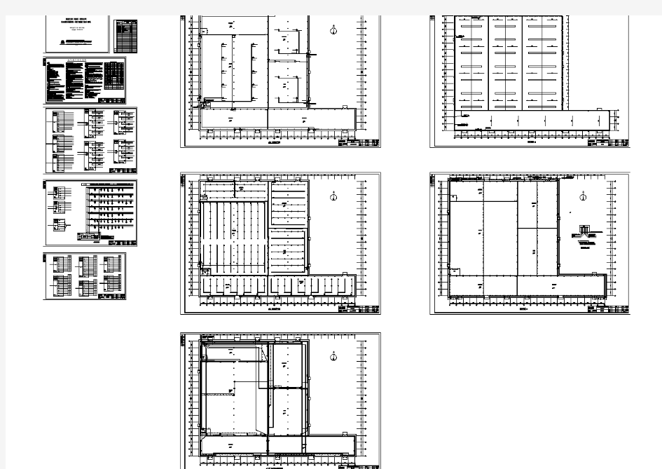 某工业厂房电气设计CAD图纸,标注详细