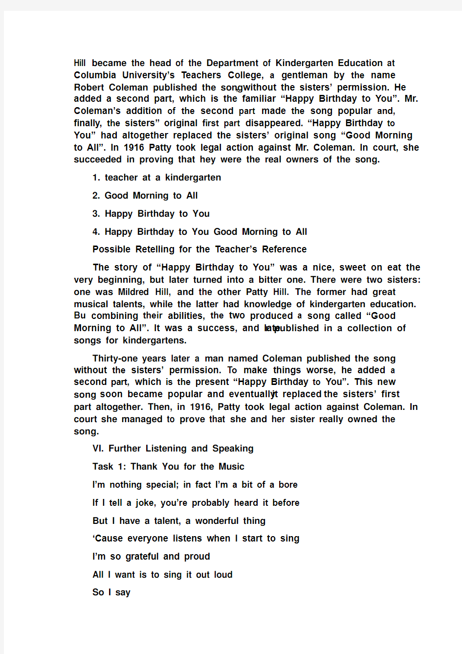2012年新视野大学英语视听说教程第二版第2册答案