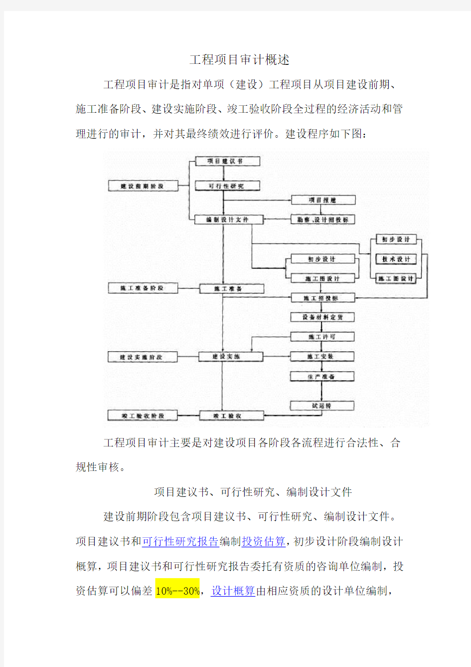 工程项目审计