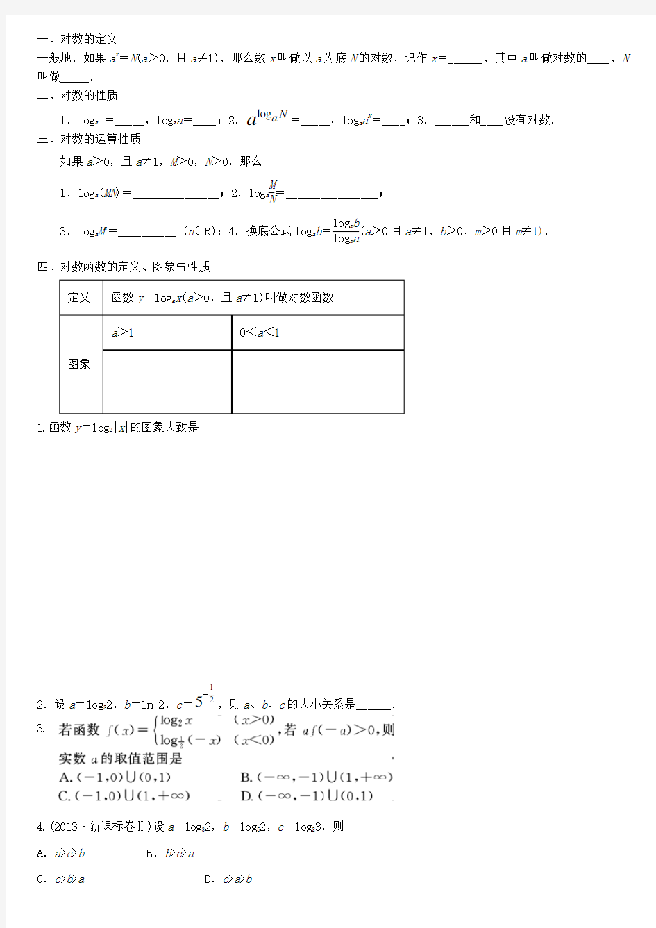 高考数学考点指数函数 