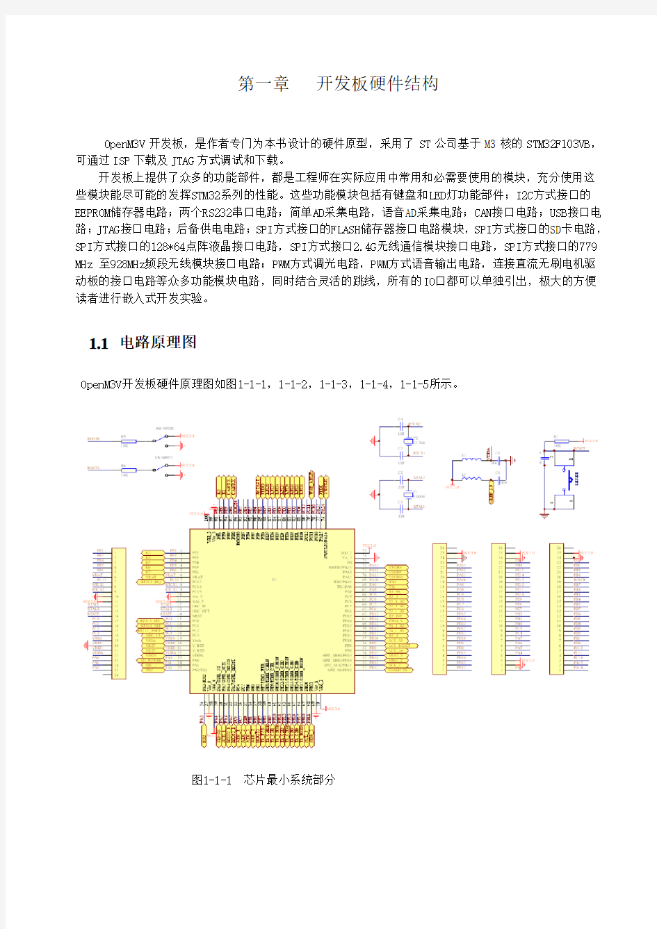 开发板硬件结构