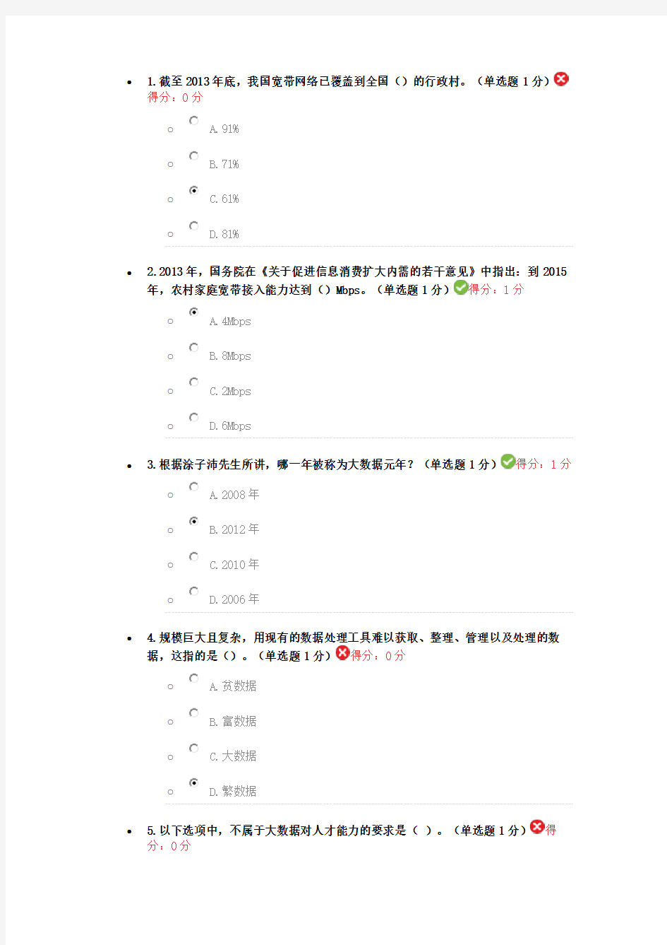 贵州省专业技术人员在线学习平台考试试卷