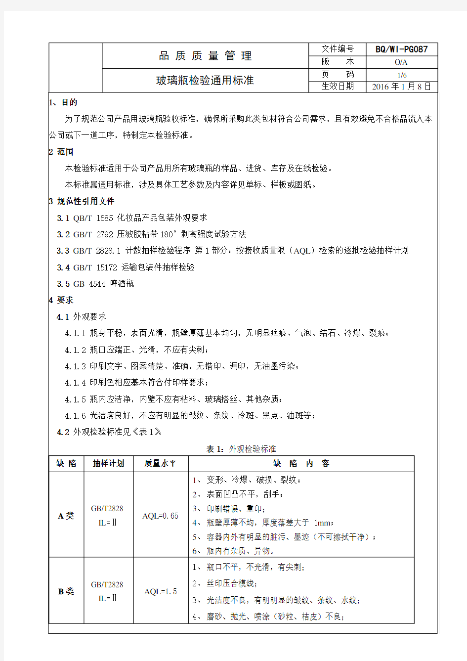 玻璃瓶检验标准701-13.doc