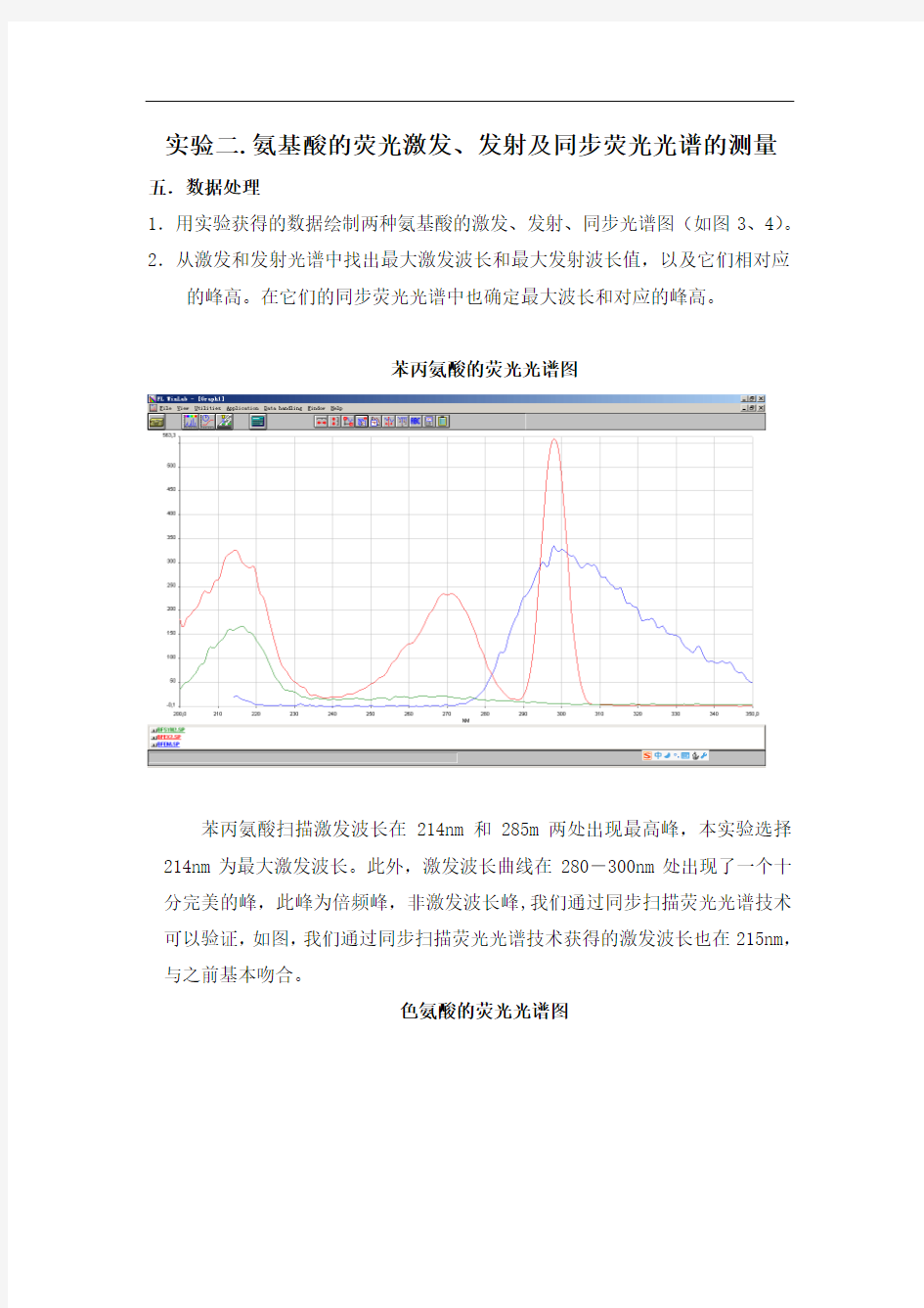 荧光分析法实验(有思考题答案)