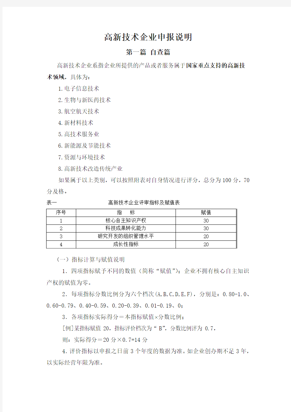 国家高新技术企业申报及资料全攻略