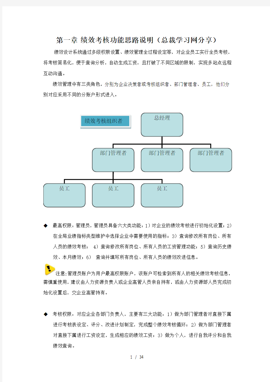 长松咨询绩效考核手册(DOC 34页)