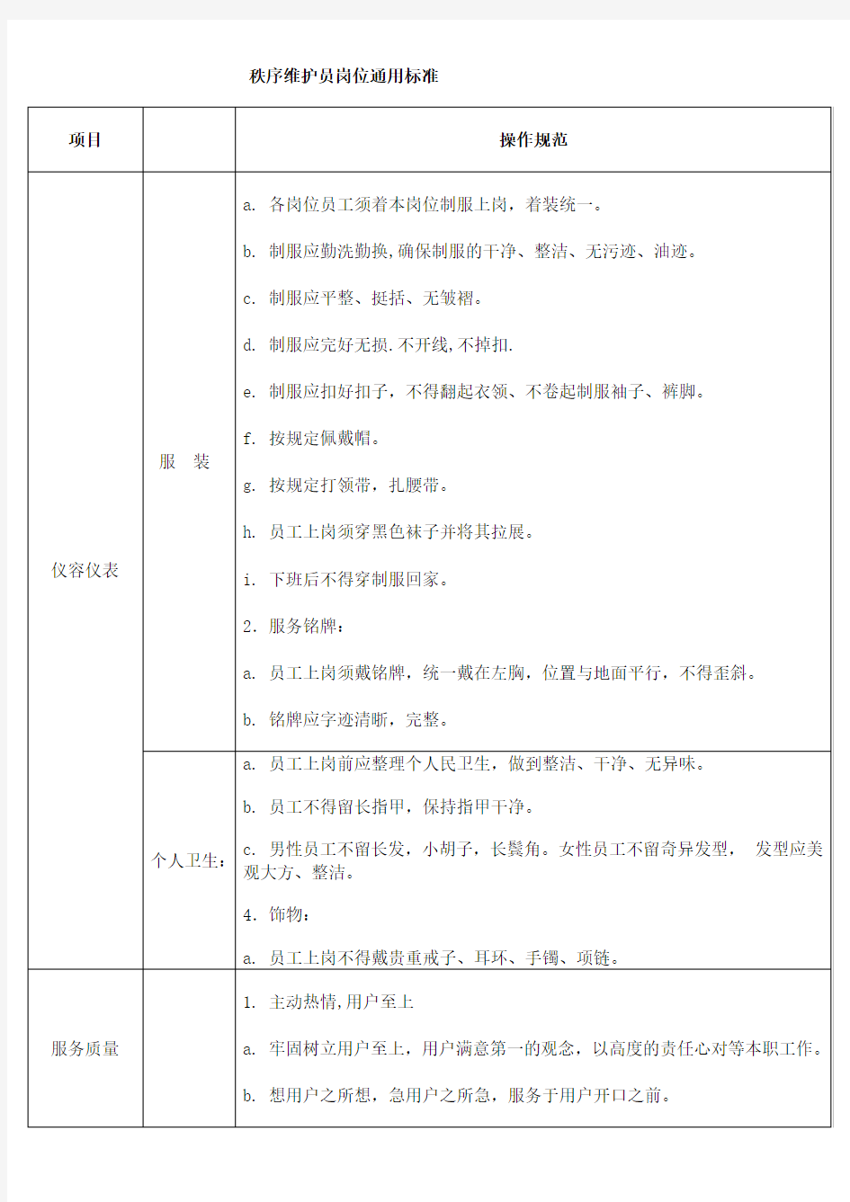 各岗位工作流程 (1)