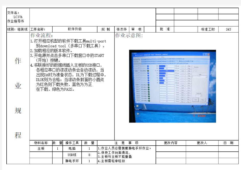 手机组装作业指导书A