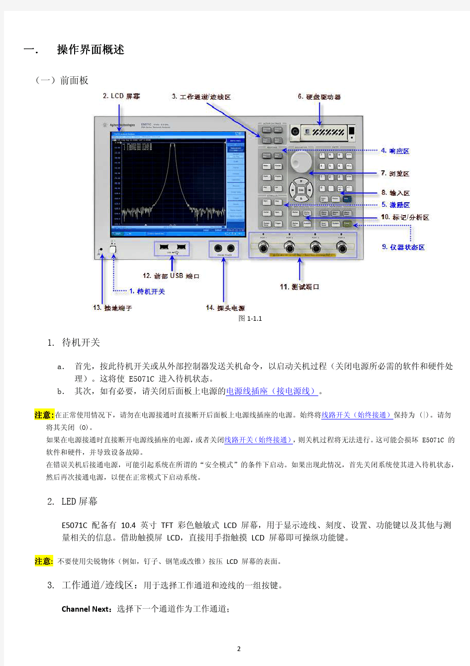 E5071C网分测试VSWR操作简介