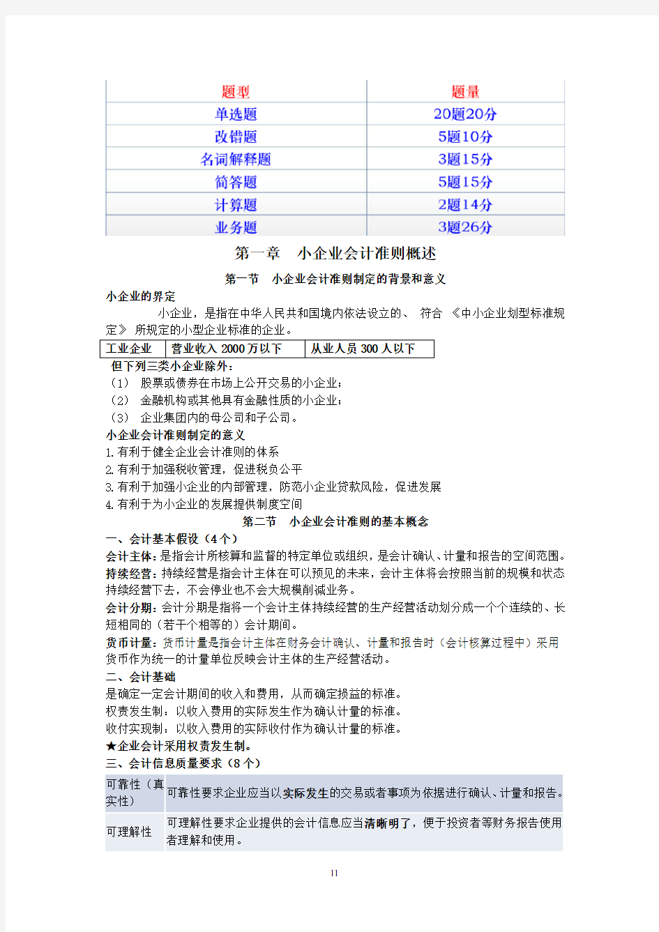 企业会计准则与制度(电子档)知识点