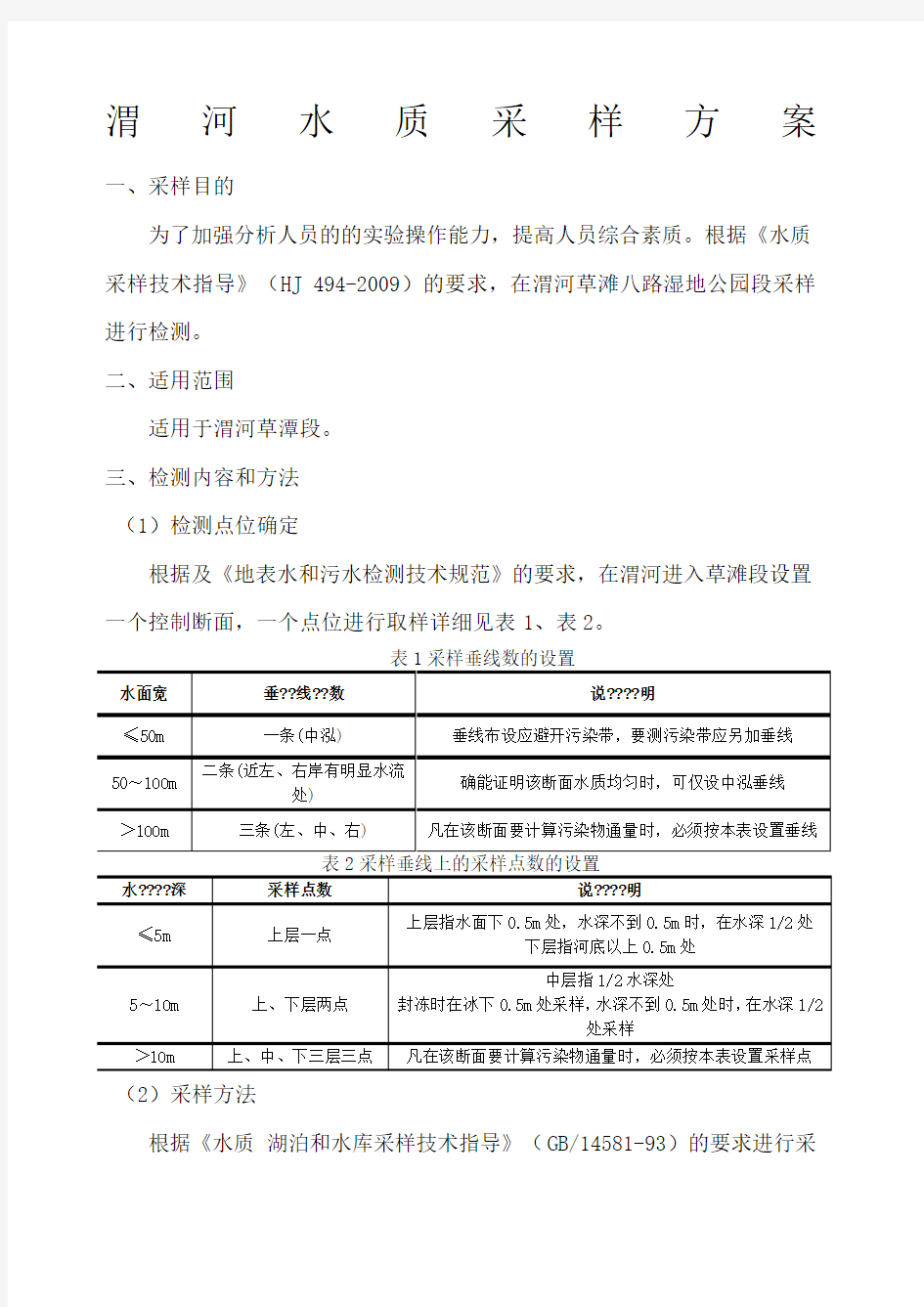 环境监测采样方案.docx