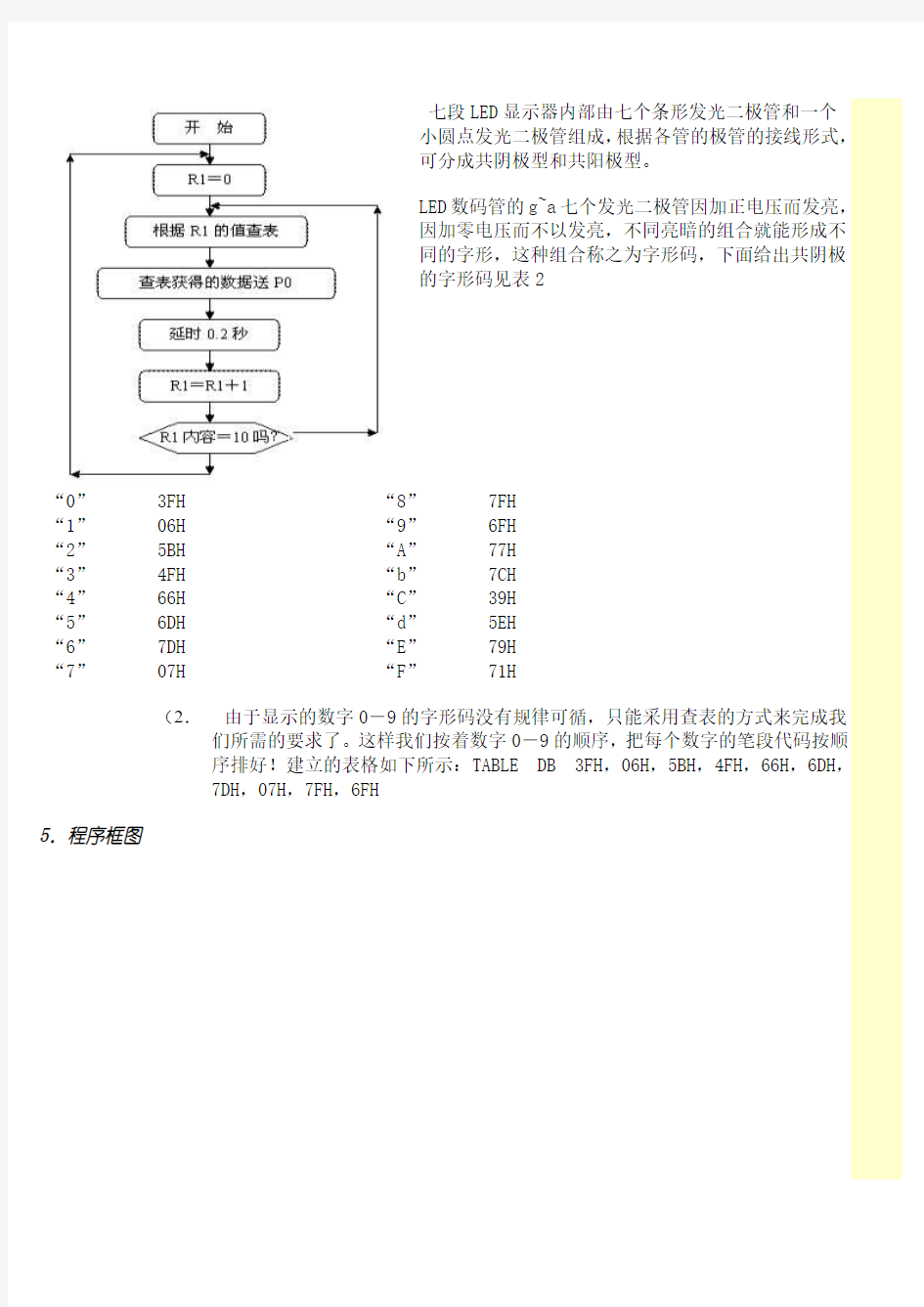 7.                   IO并行口直接驱动LED显示