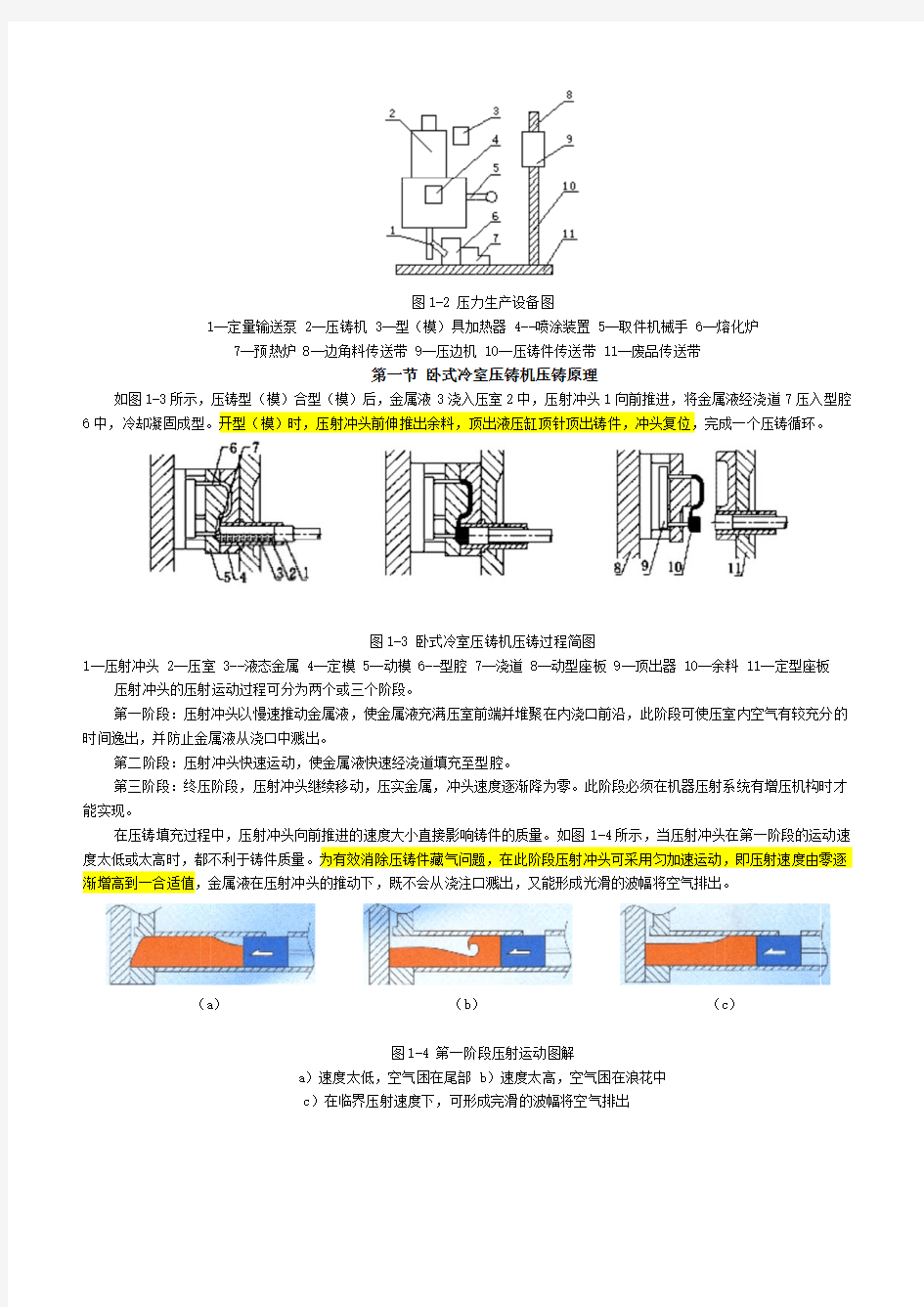 冷室压铸机技术教程(力劲版)