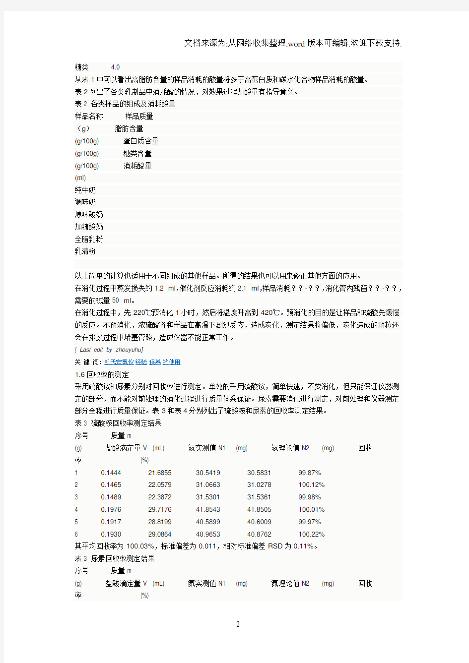 凯氏定氮仪的使用方法