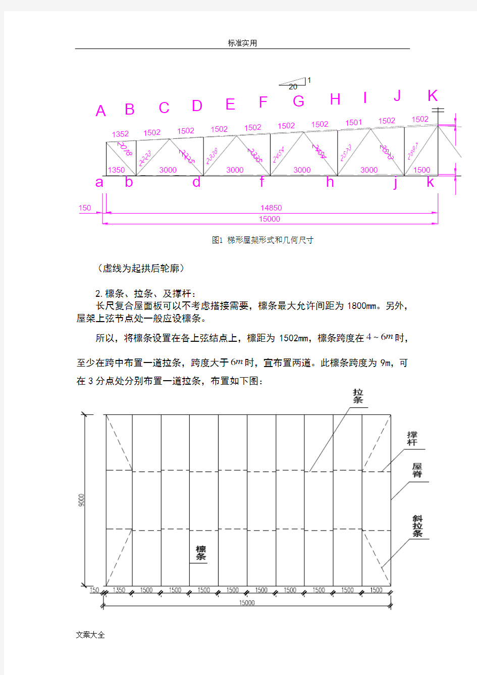 钢结构桁架设计计算书