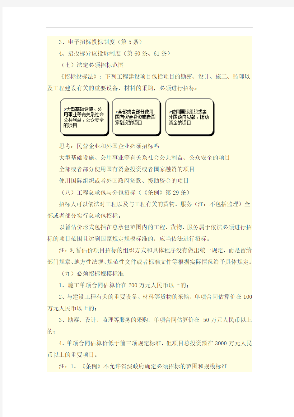 招标投标实务知识分享