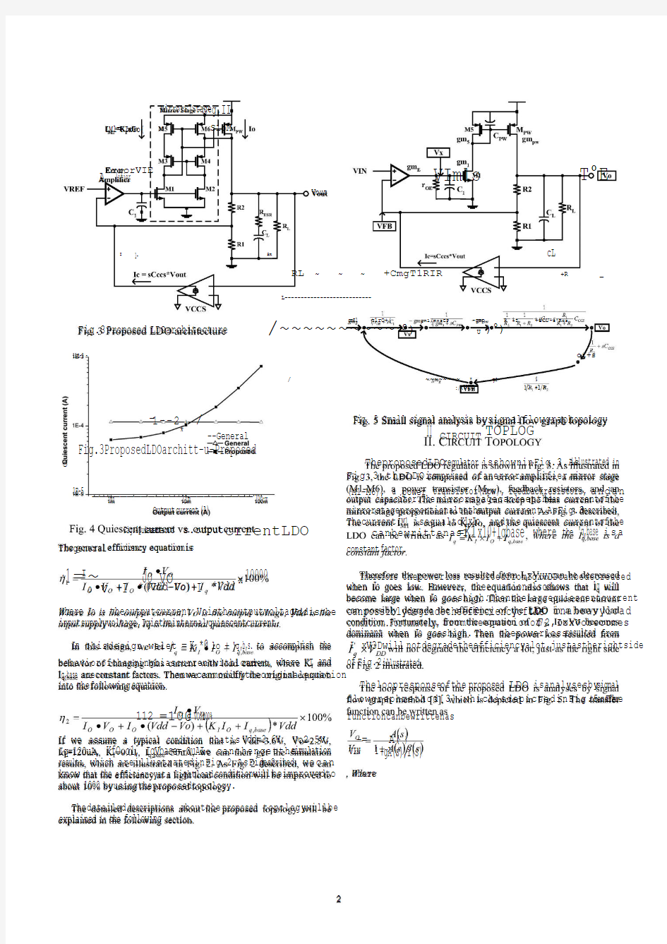 A Power Efficient and Fast Transient Response Low Drop-Out Regulator in Standard CMOS Process