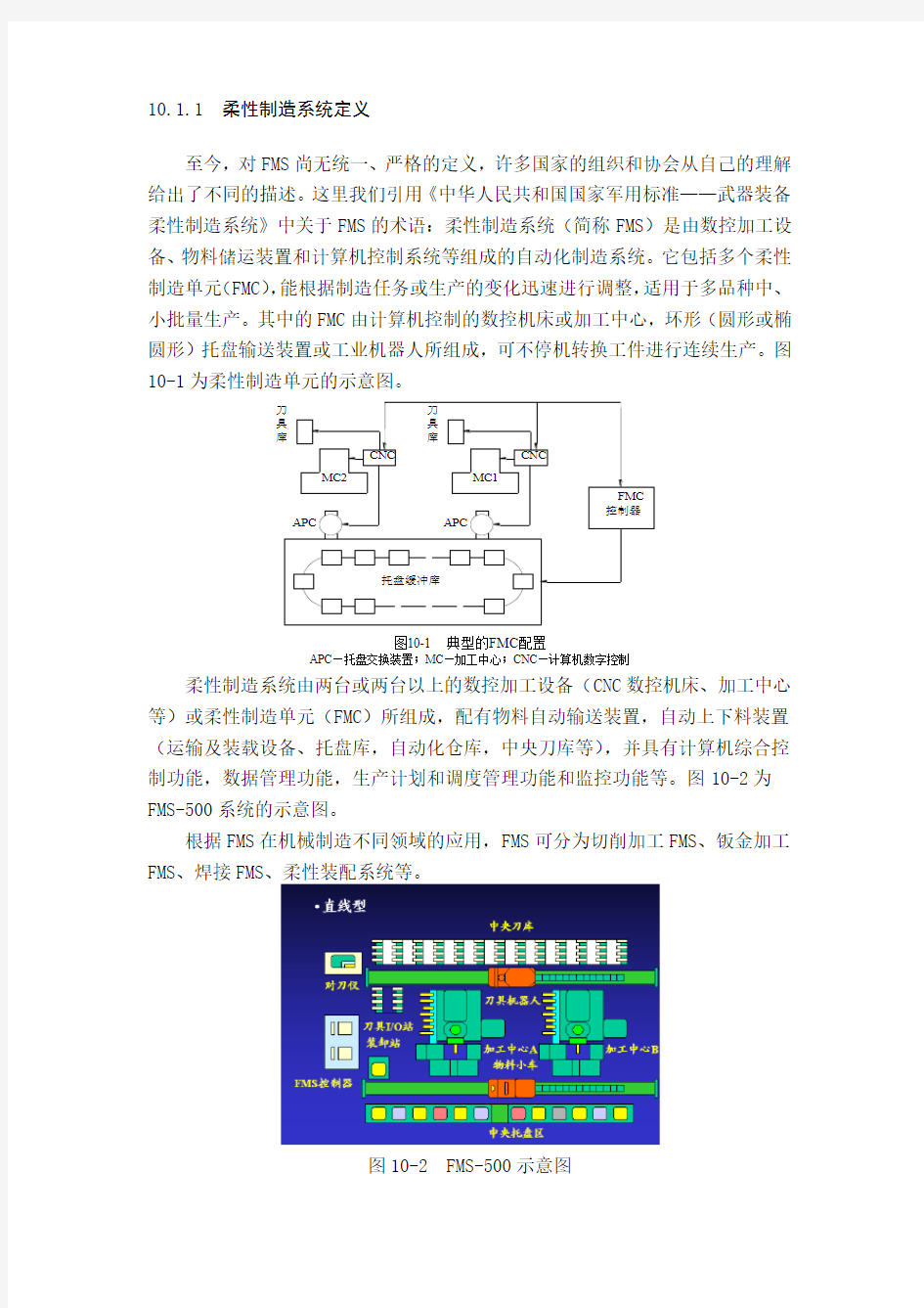 第10章  柔性制造系统