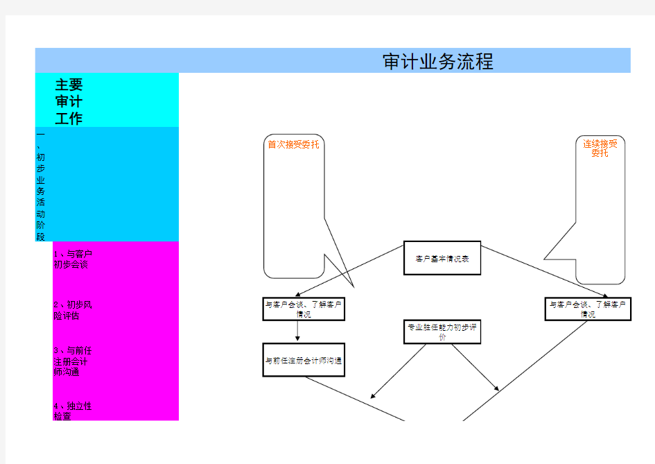 审计业务流程图